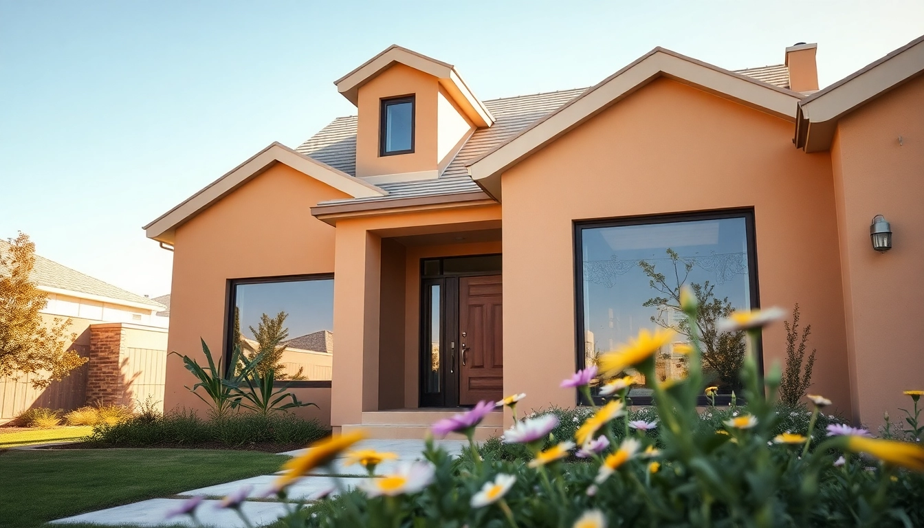 Beautiful exterior renovations enhancing a modern home's facade and curb appeal.