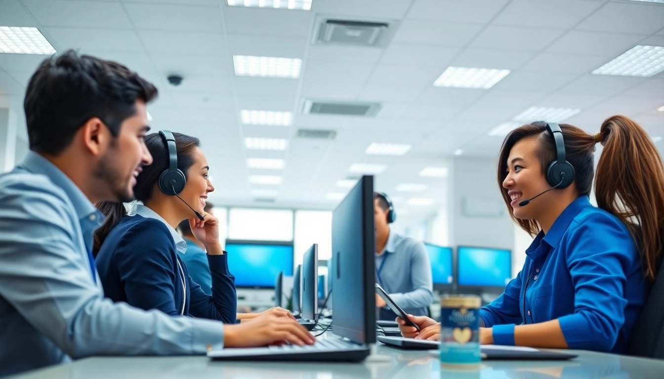 Engaging agents work at a Tijuana call center, providing exceptional customer service.