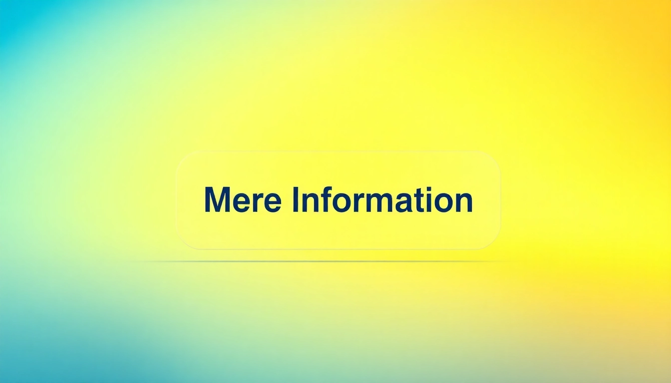 Clickable 'More Information' button design inviting users to learn more about our offerings.