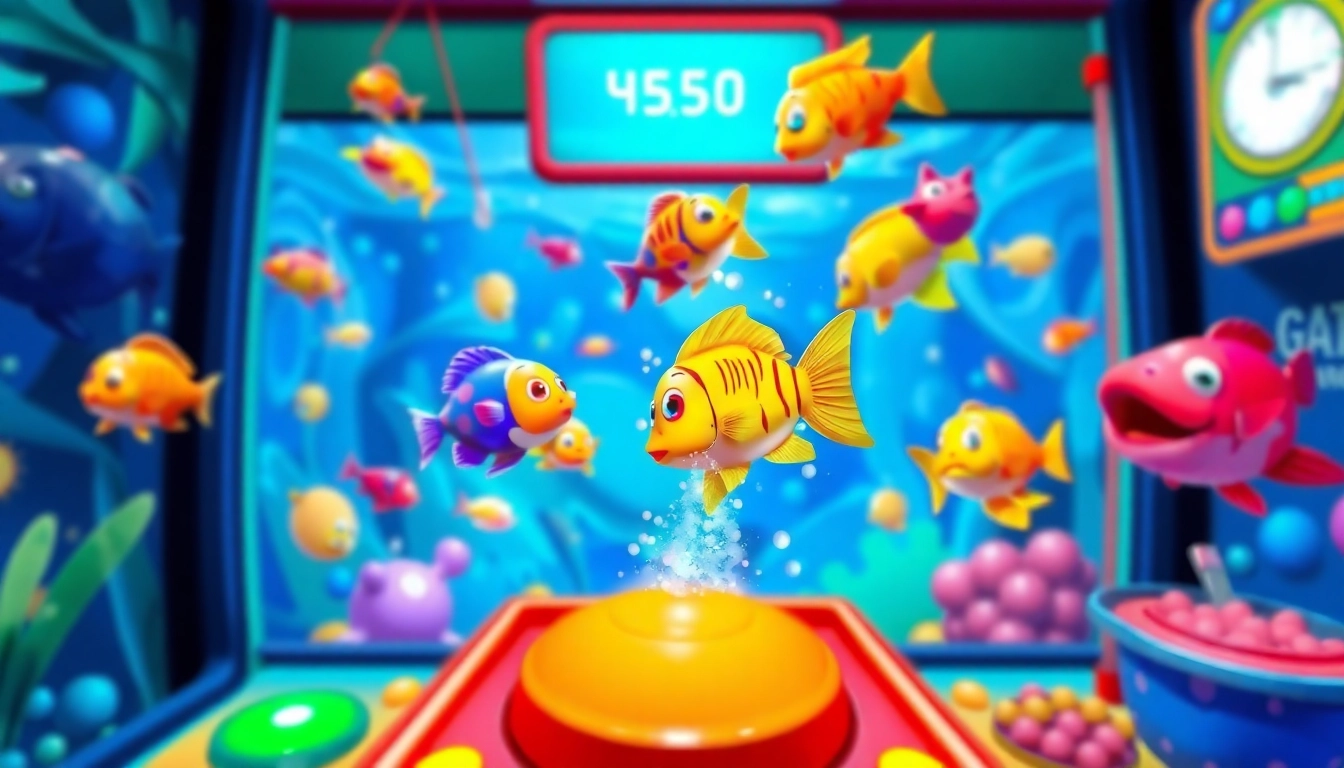 Experience exhilarating slot tembak ikan online gameplay with stunning visuals and captivating fish animations.