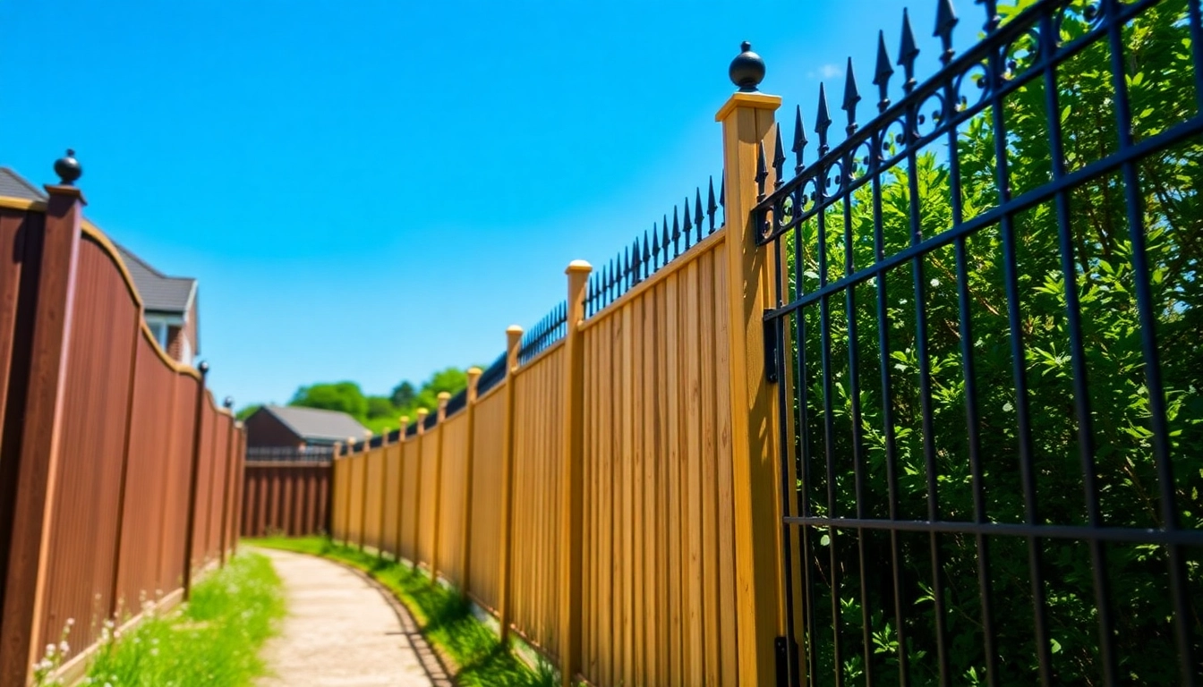 Enhance your outdoor space with expertly installed fencing in Manchester, showcasing various styles.