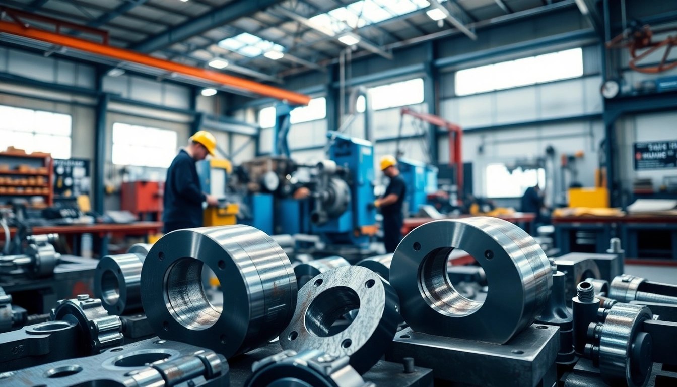 Metal manufacturer Edmonton demonstrating precision machining in a bright workshop.