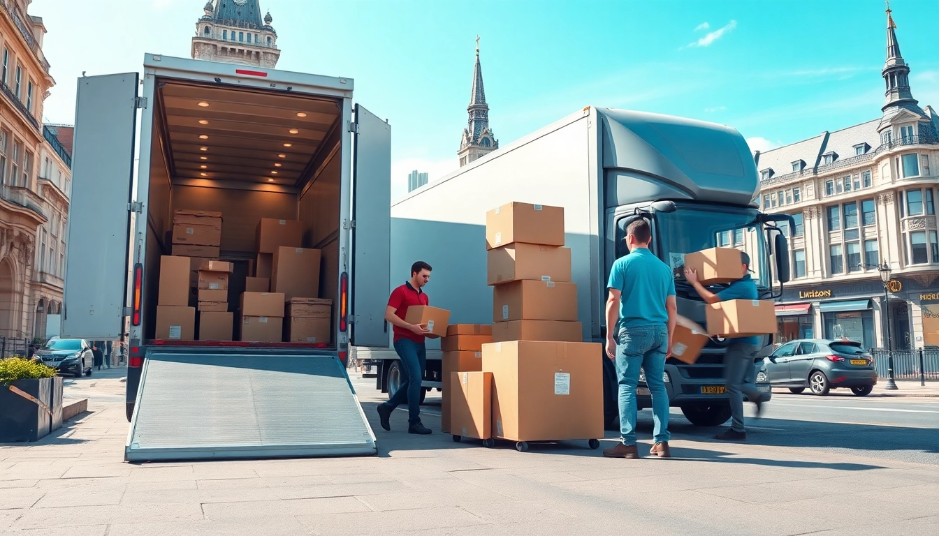 Moving companies in London provide efficient packing and transport solutions with a professional team.