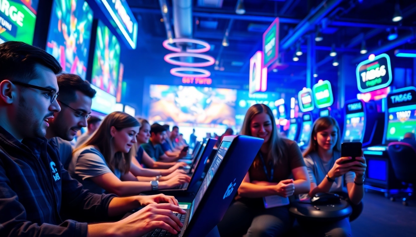 Engaging players using tab66 for online betting in a vibrant gaming environment.