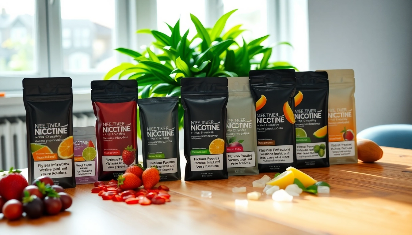 Learn what are nicotine pouches through a vibrant display of various flavors and styles.