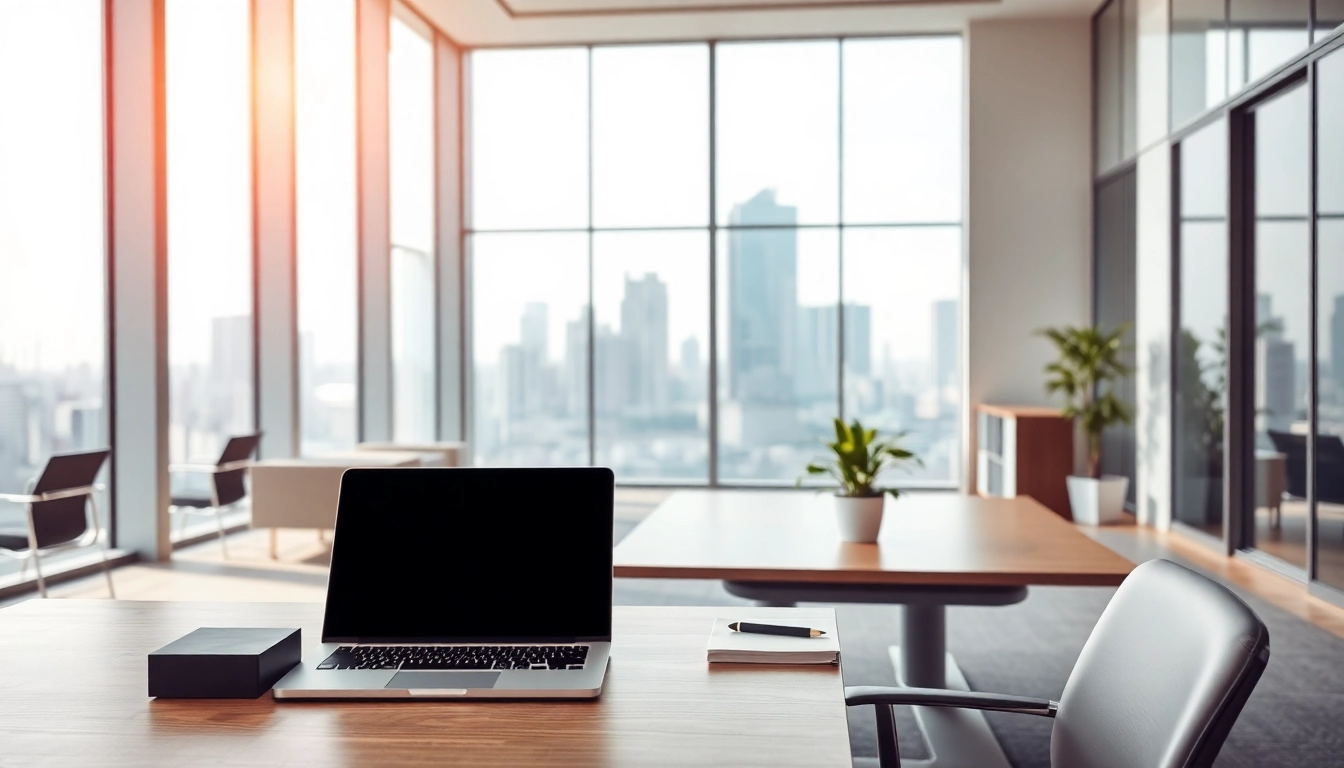 Rent a modern office space for rent in Bangalore featuring bright workspace and city views.