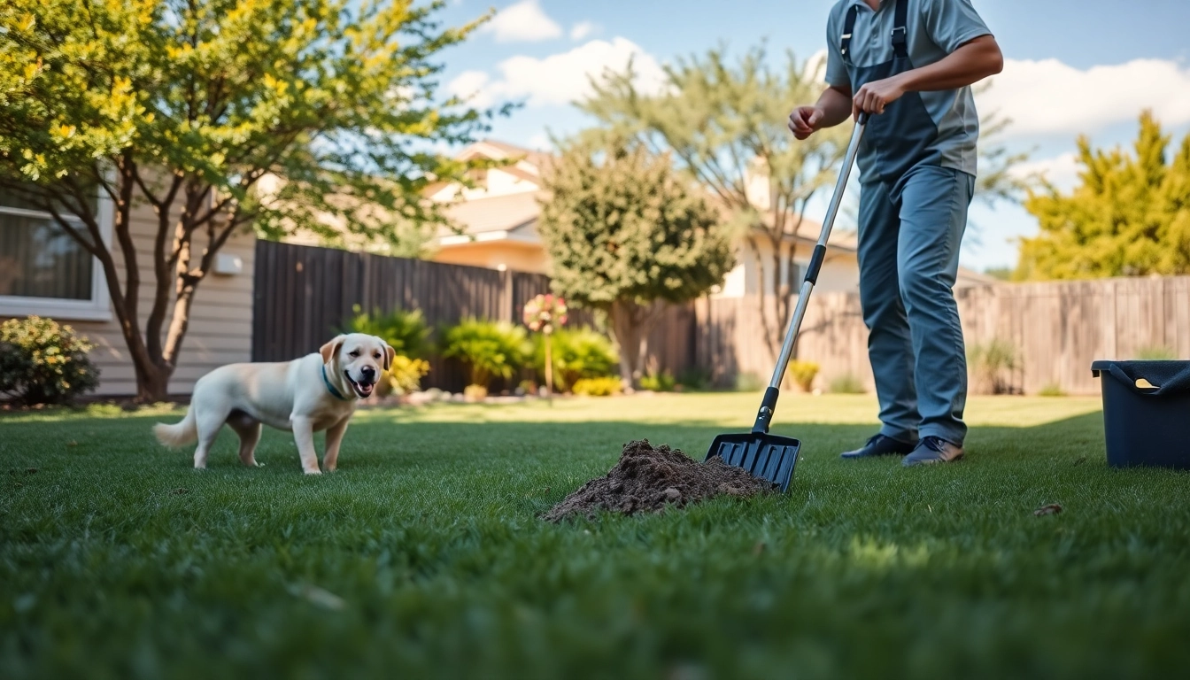 Efficient Alamo Ranch poop scooper services ensuring a clean yard for happy pets.