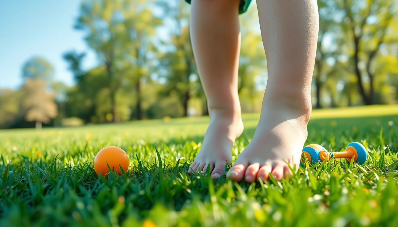 Starke und gesunde Füße fördern die natürliche Fußentwicklung bei Kindern durch Barfußlaufen.