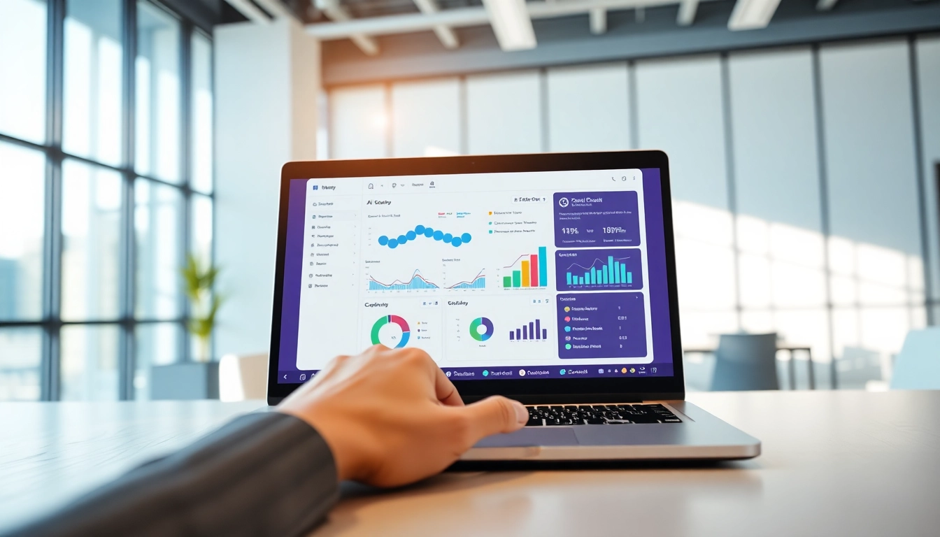 Analyze texts effectively with our user-friendly ai checker tool displayed on a laptop.