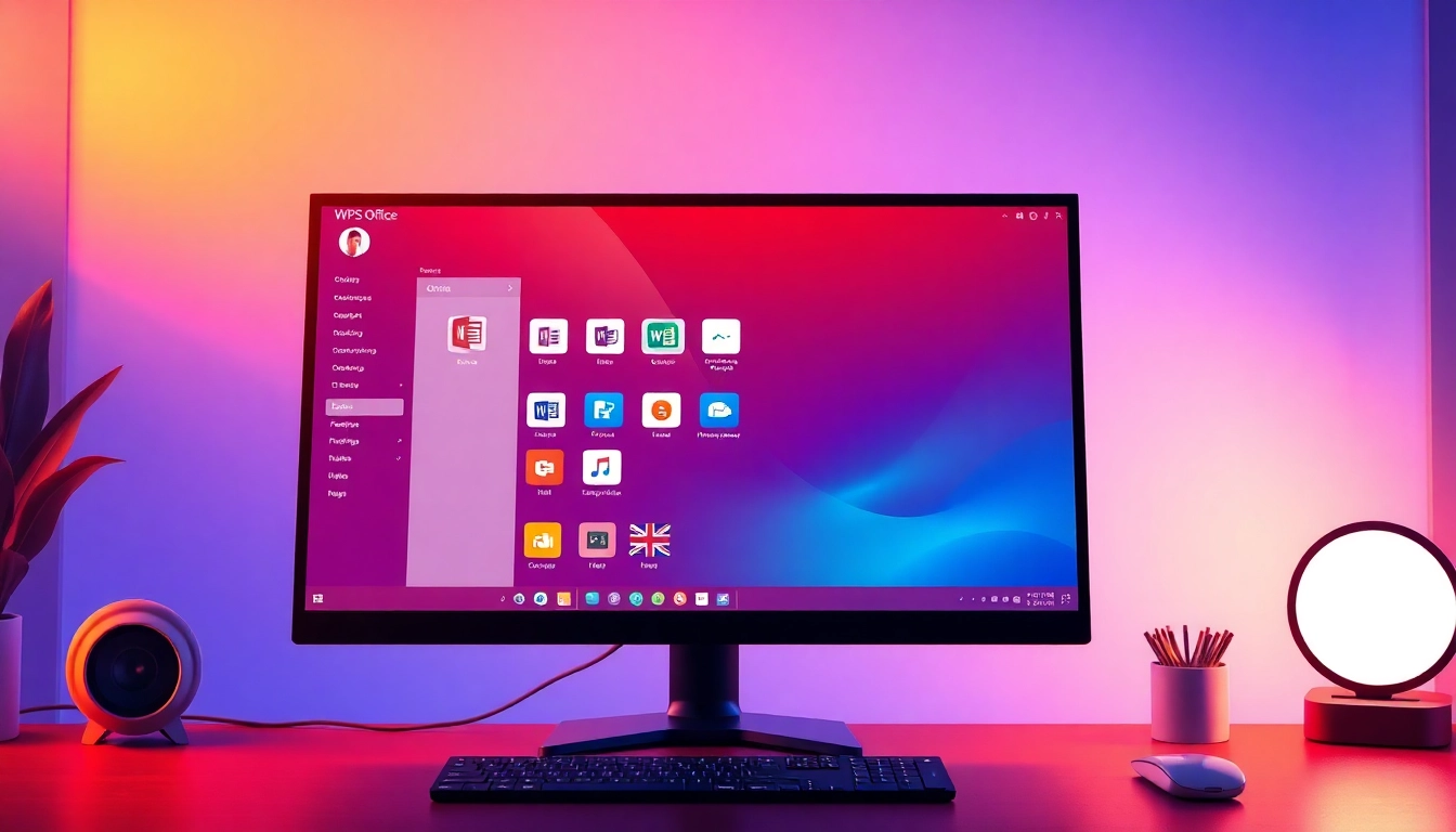 Access the WPS下载 platform showcasing its user-friendly interface and vibrant productivity tools.
