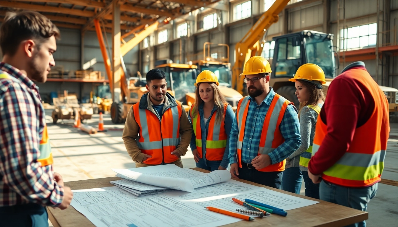 Explore nvq level 6 construction site management answers with a professional construction team in action.