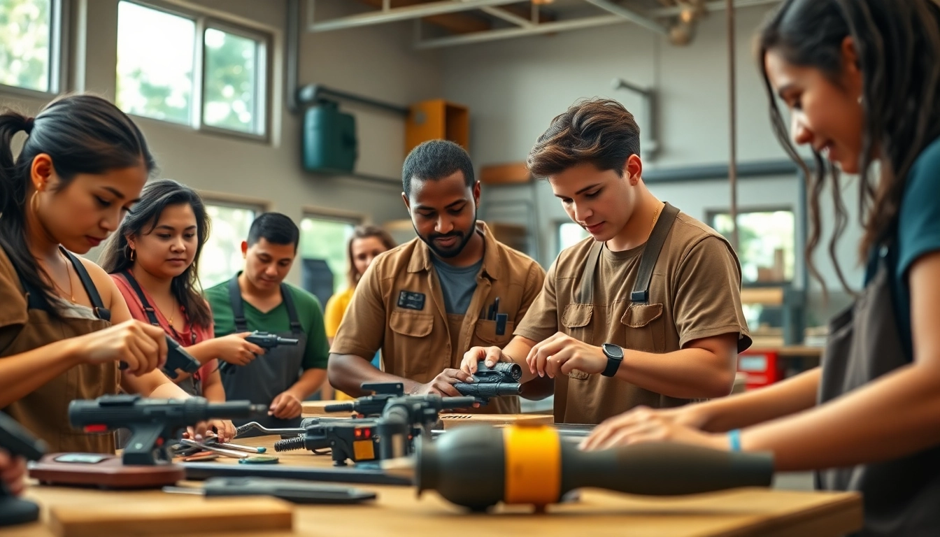 Explore trade schools in Hawaii through engaged students learning hands-on in a vibrant classroom.