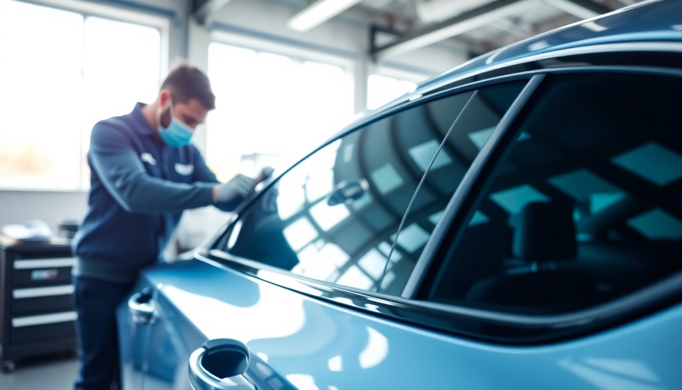 Enhance your vehicle with premium window tinting Southampton services, showcasing expert application.