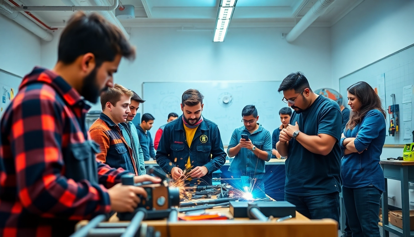 Engage with students in a trade school tennessee classroom focused on hands-on training.