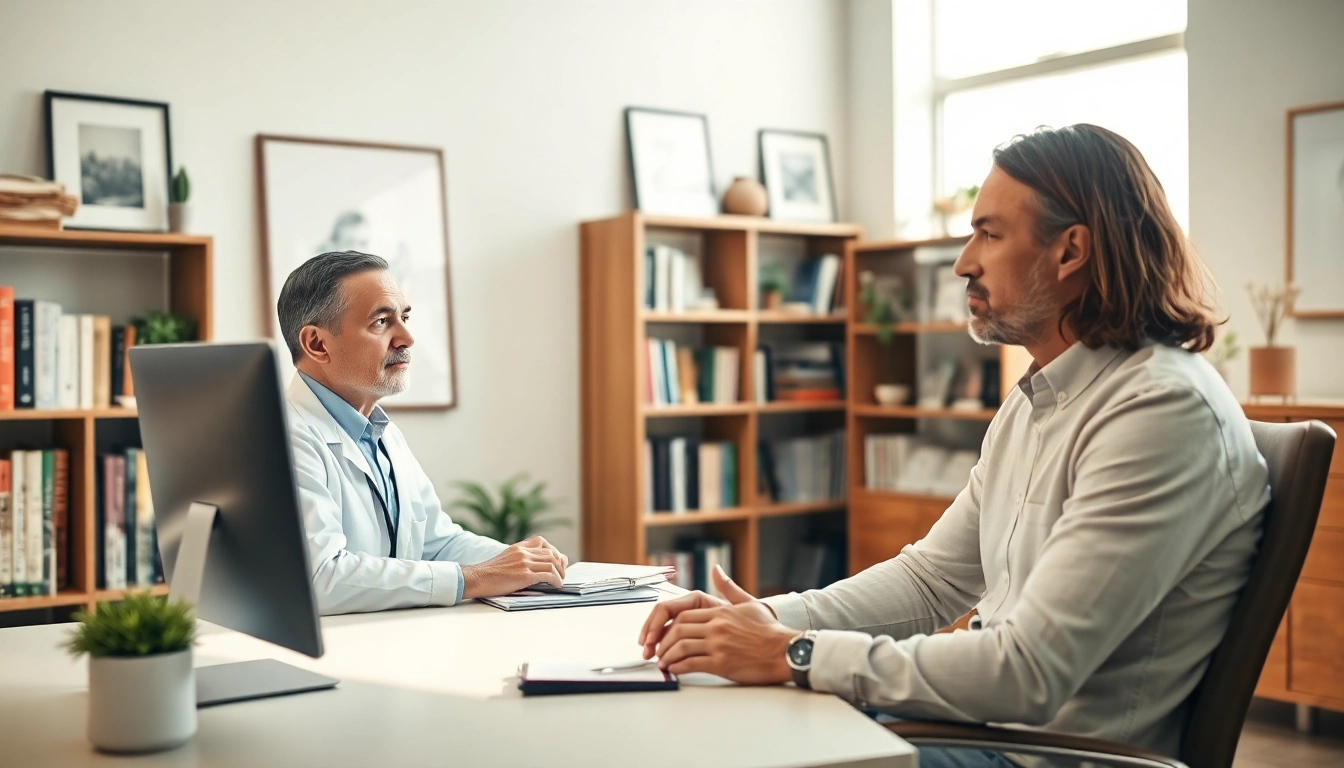 Consultation with the best psychiatrist in dubai in a warm, inviting office setting.
