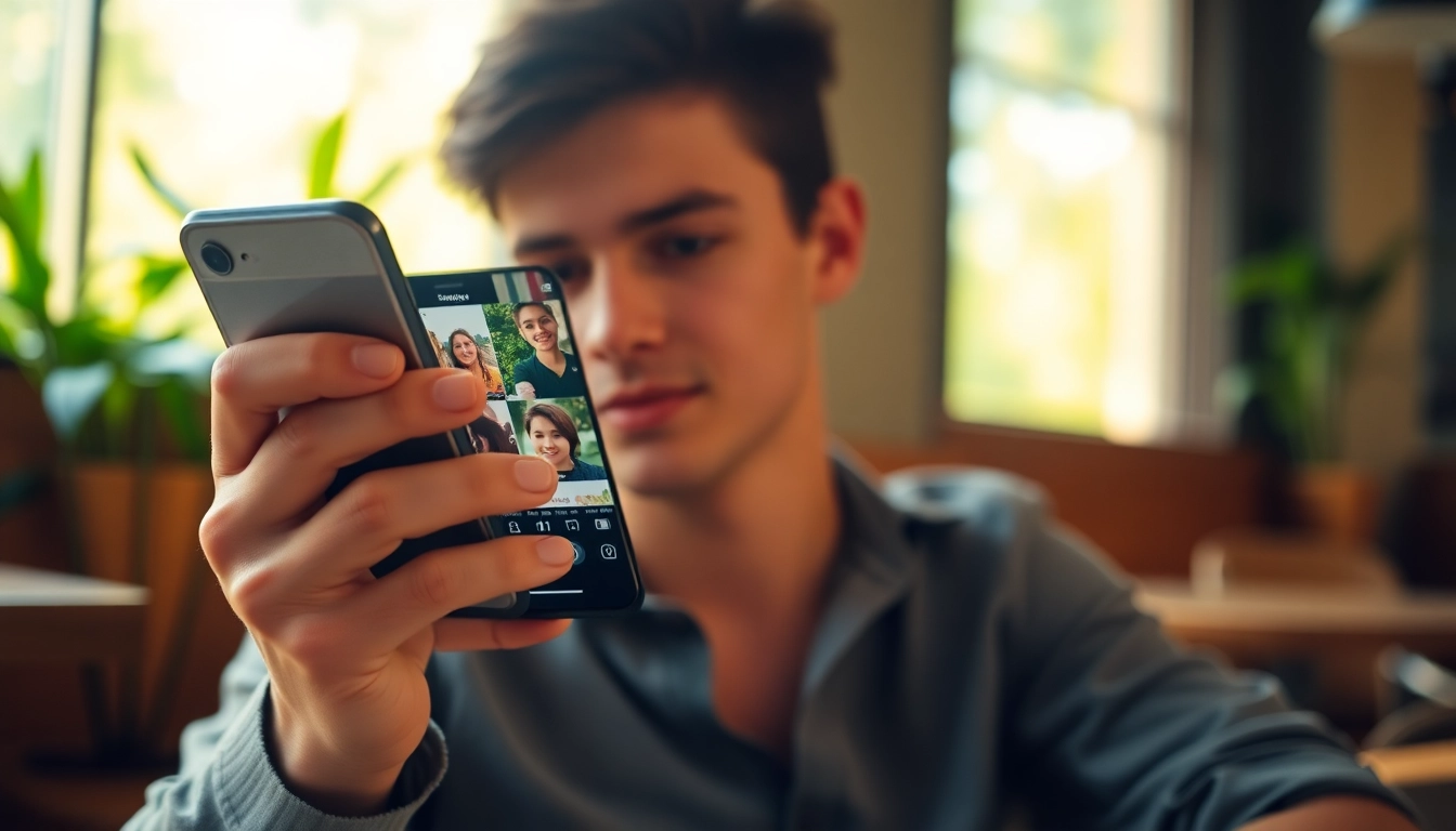 Learn how to view Instagram stories anonymously with a young adult using a smartphone.