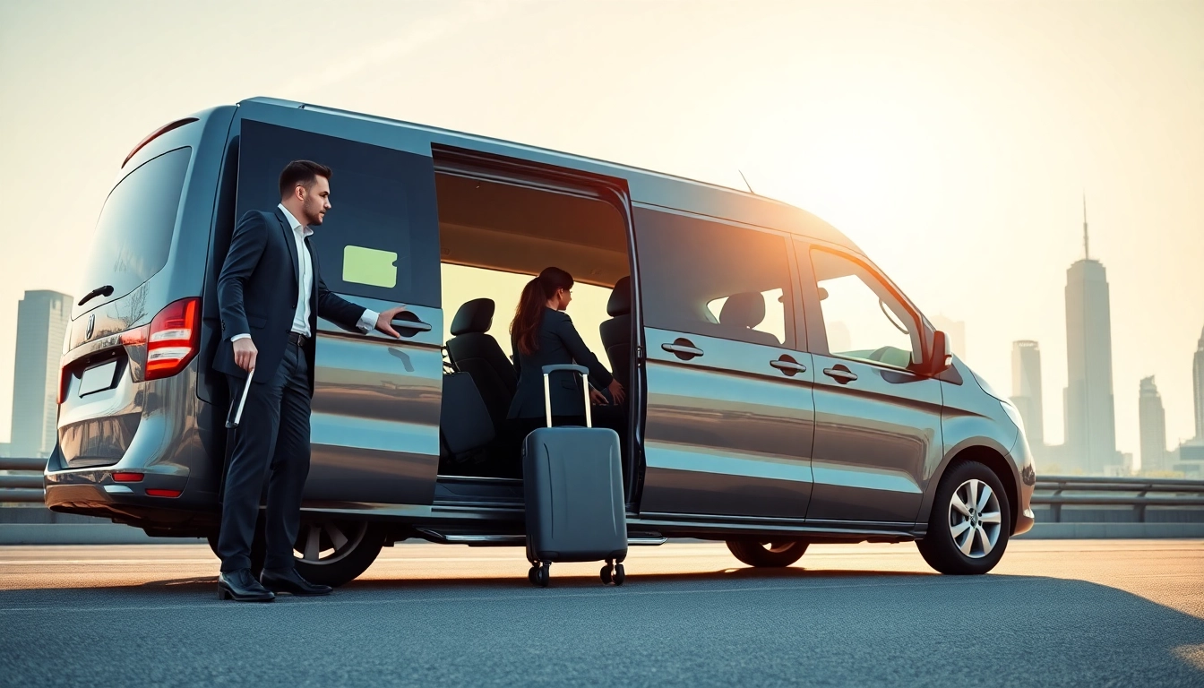 Book safe and reliable airport transfers with a professional driver welcoming passengers.