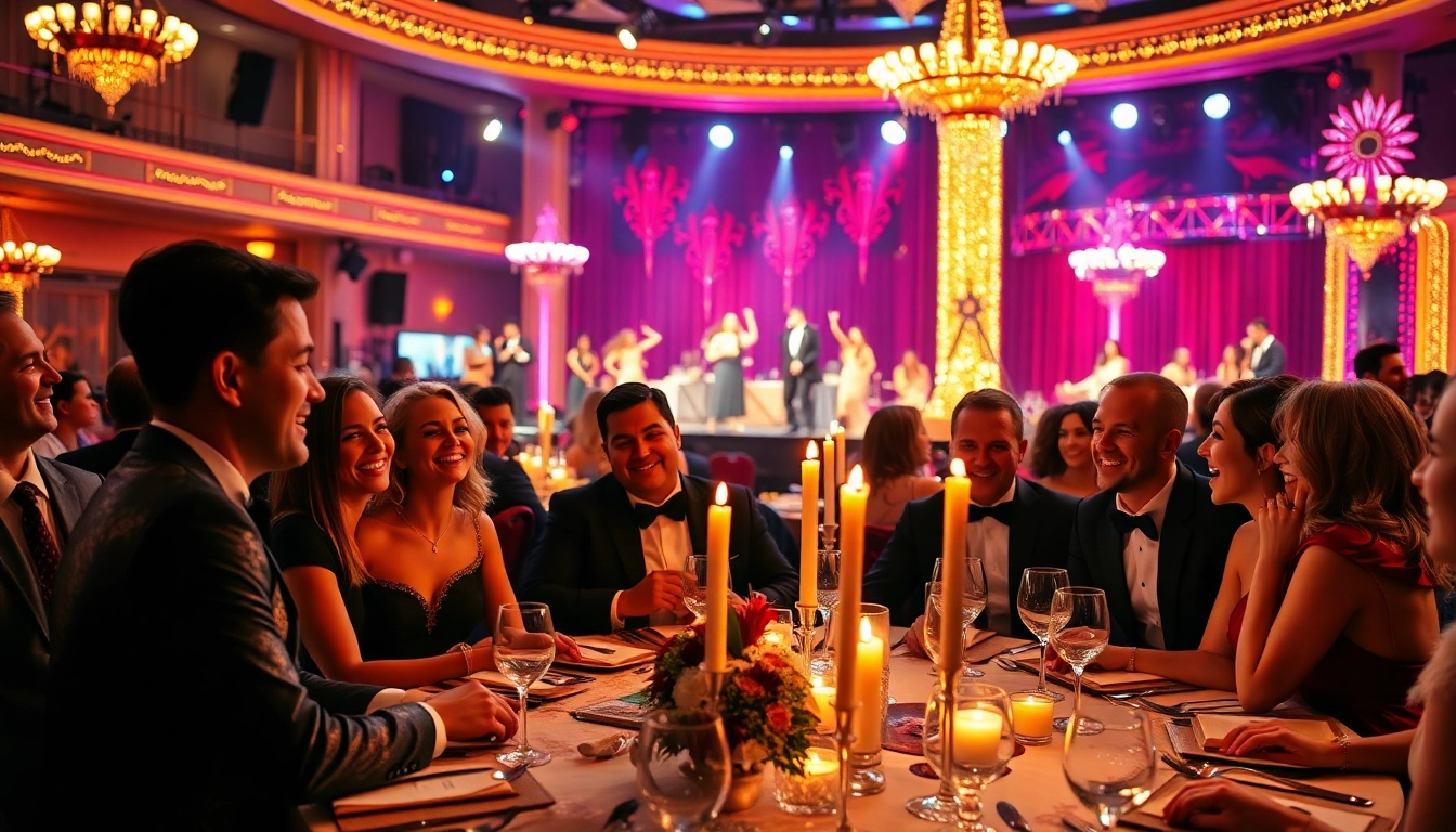 Enjoying Las Vegas dinner shows with lively performances and elegant dining experiences.