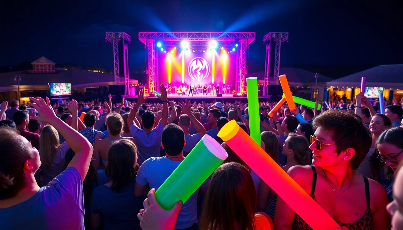 Experience vibrant henderson entertainment at an amphitheater with lively performances and enthusiastic crowds.
