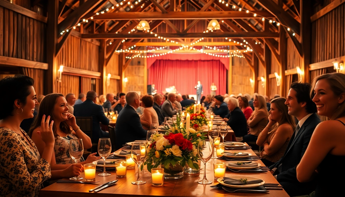 Enjoy the lively atmosphere at barn dinner theater 2024 schedule with delicious food and engaging performances.
