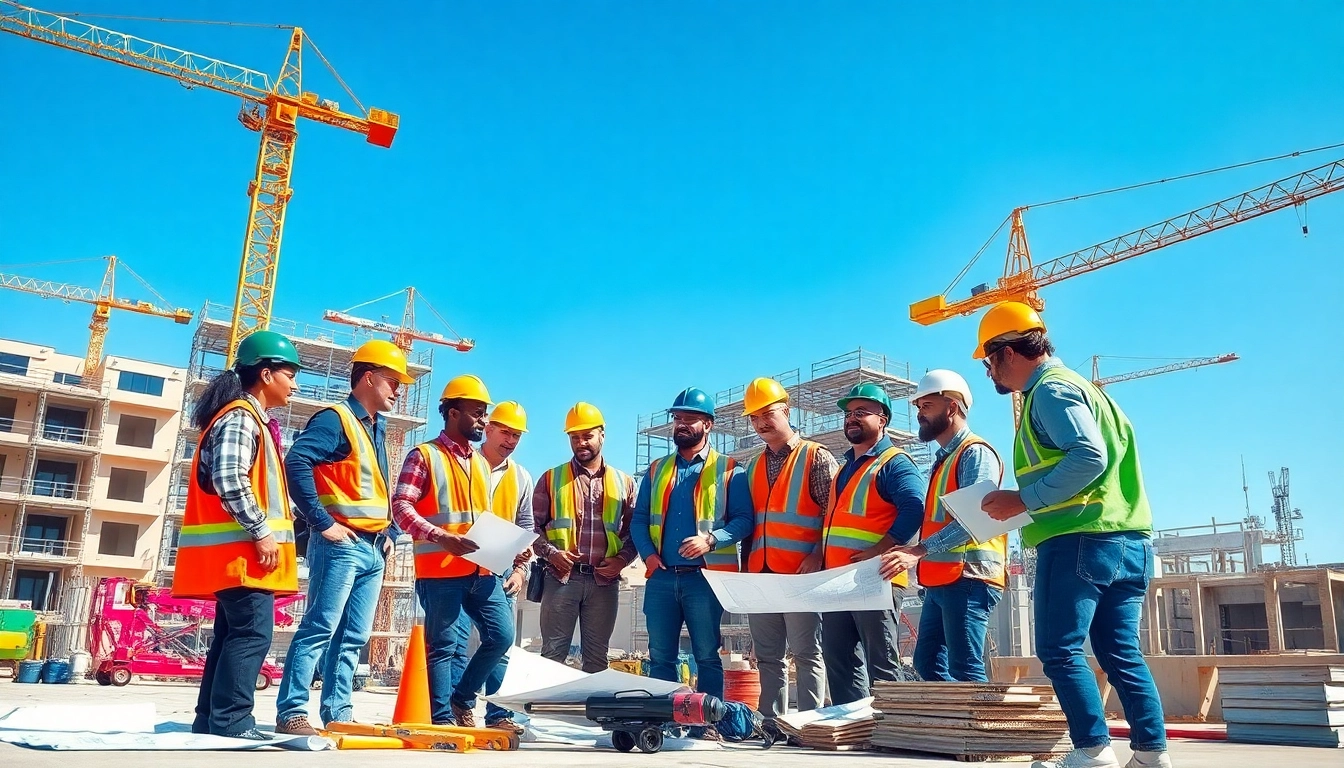 Join Southern California contractors association working together on a vibrant construction site.